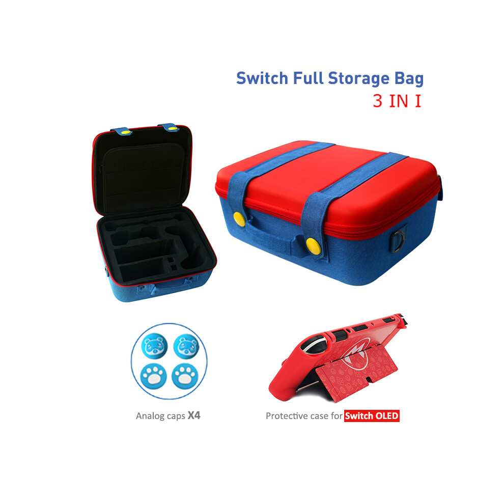 Maxpower (O(Switch Oled)) New Nintend Switch Storage Bag Mari Style Protective Carrying Case For Nintendo Switch Oled Game Accessories Gamer Gift