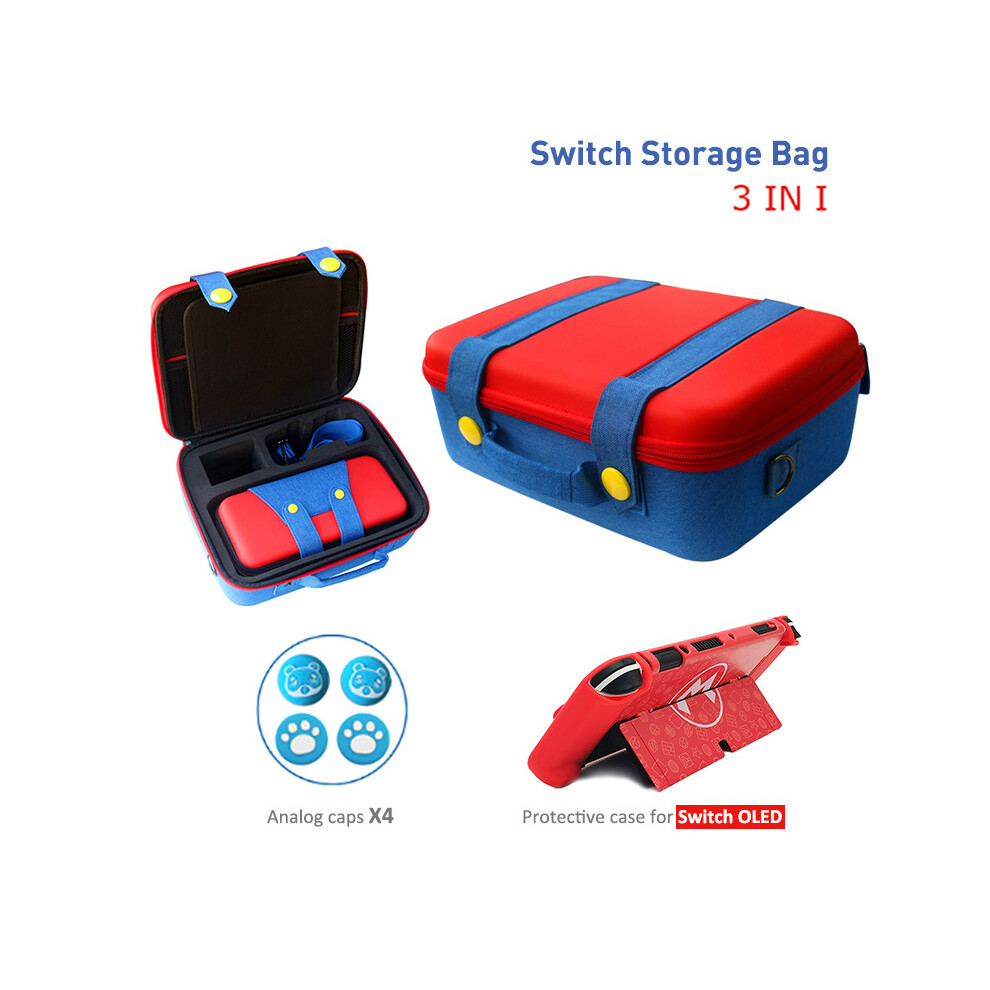 Maxpower (P(Switch Oled)) New Nintend Switch Storage Bag Mari Style Protective Carrying Case For Nintendo Switch Oled Game Accessories Gamer Gift