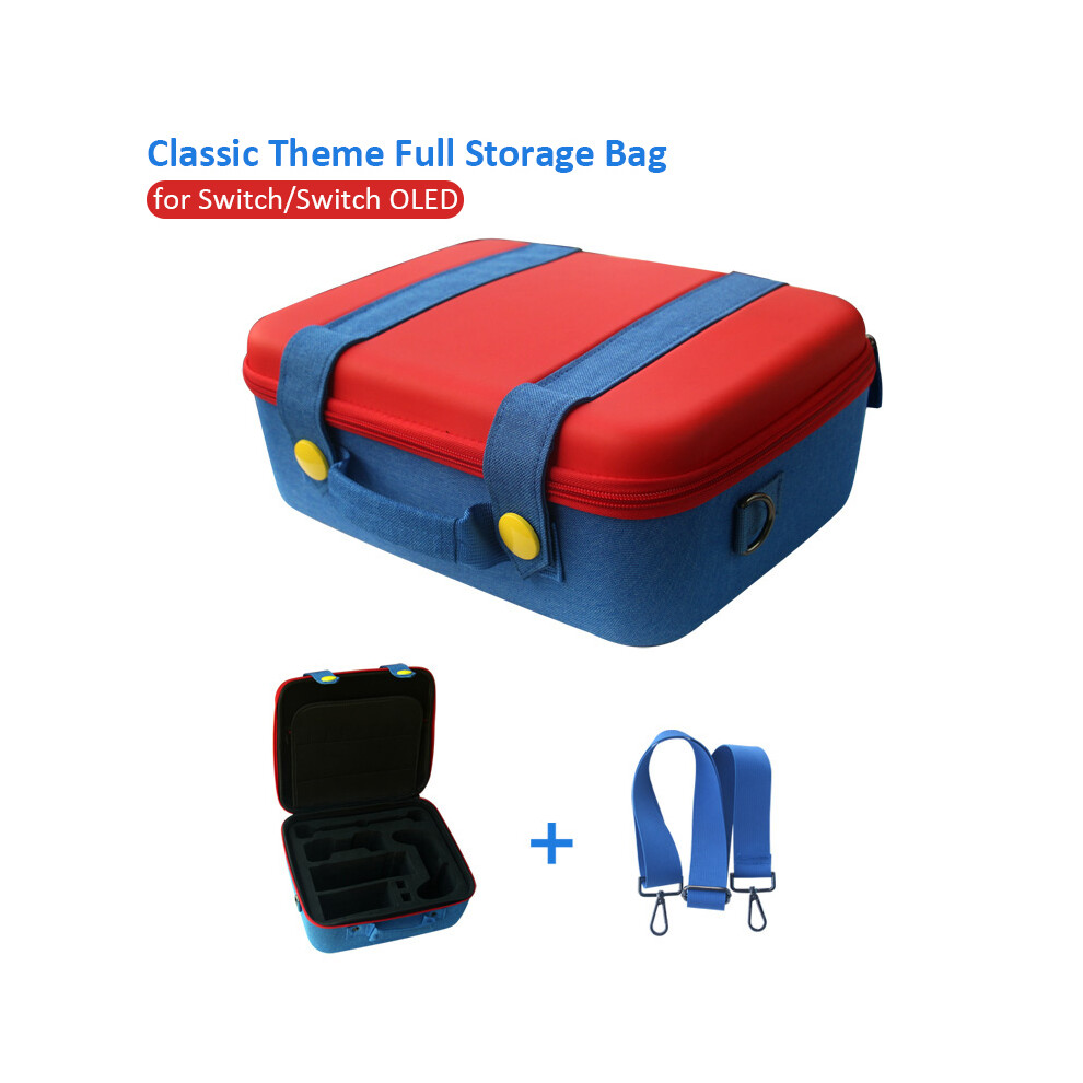 Maxpower (Q(Switch Oled)) New Nintend Switch Storage Bag Mari Style Protective Carrying Case For Nintendo Switch Oled Game Accessories Gamer Gift
