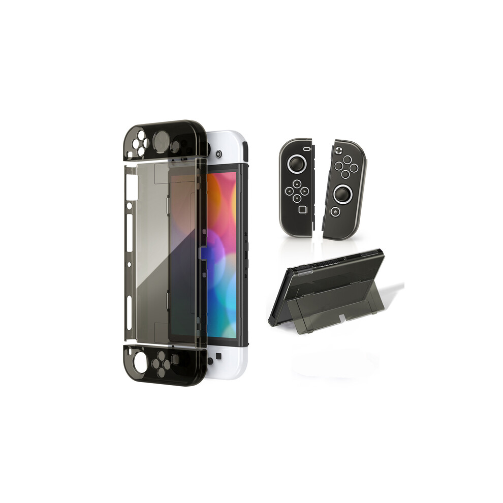 (Black, Nintendo SwitchOLED) Protective Case Compatible with Nintendo Switch OLED,Switch NS Console and Joy-Cons, Switch can be Inserted in Dock with-image-OPC-PG8NJBT-NEW