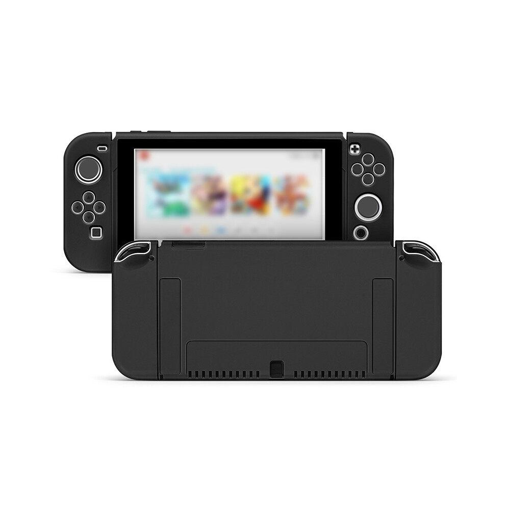 (, Nintendo Switcholed) Protective Case Compatible With Nintendo Switch Oled Console And Joy-Cons, Switch Can Be Inserted In Dock With Shell Black 9190758639827