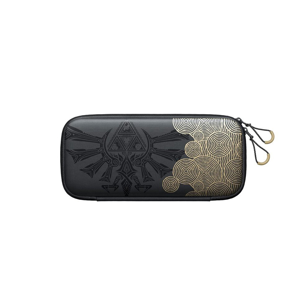 ( Case) Carrying Case With Thumb Grips For Nintendo Switch, The Legend Of Zelda Tears Of The Kingdom Black 9190758644715