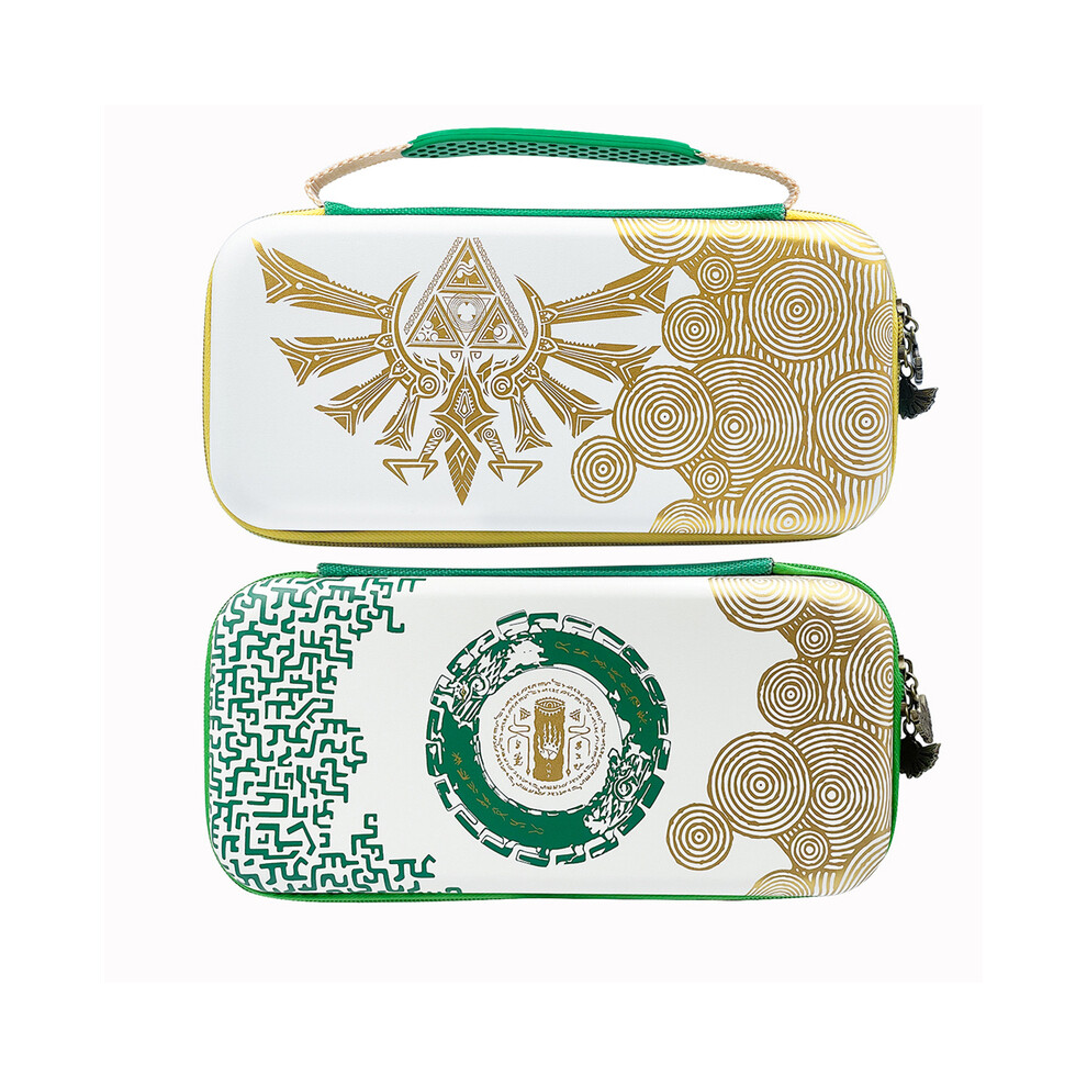 Maxpower ( Case) Carrying Case With Thumb Grips For Nintendo Switch, The Legend Of Zelda Tears Of The Kingdom White