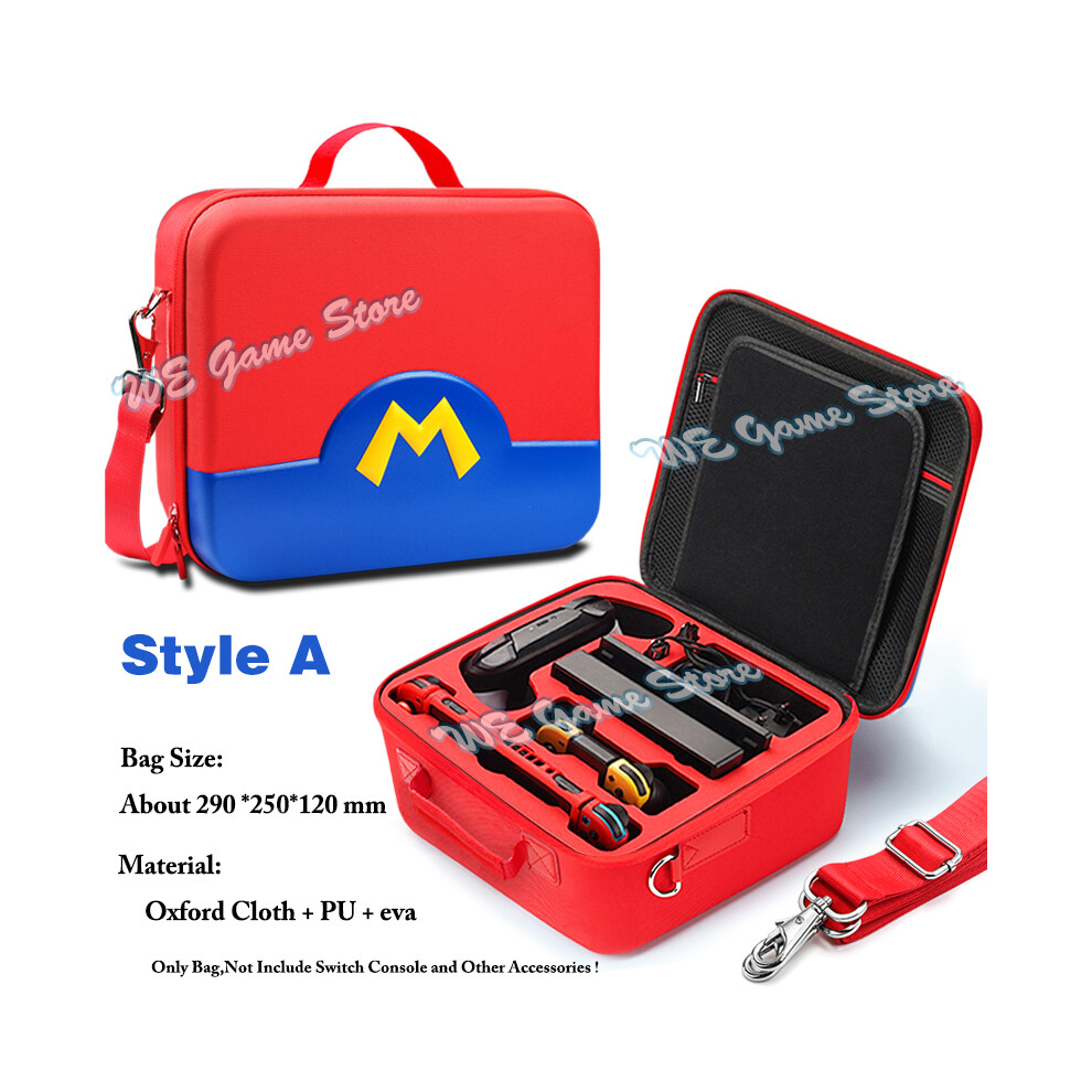 Maxpower (Style A) Deluxe Cute Bag For Nintend Switch Portable Protective Hard Carrying Box Soft Lining Nintendo Switch Case Console & Accessories