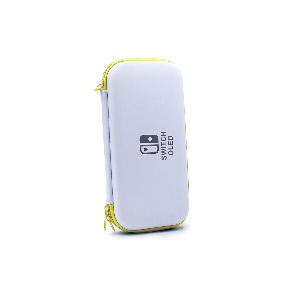 Maxpower (Yellow) Switch Oled Storage Carry Case Kit Hard Shell Dockable Console Cover Pouch Screen Protector For Nintendo Switch Oled Film