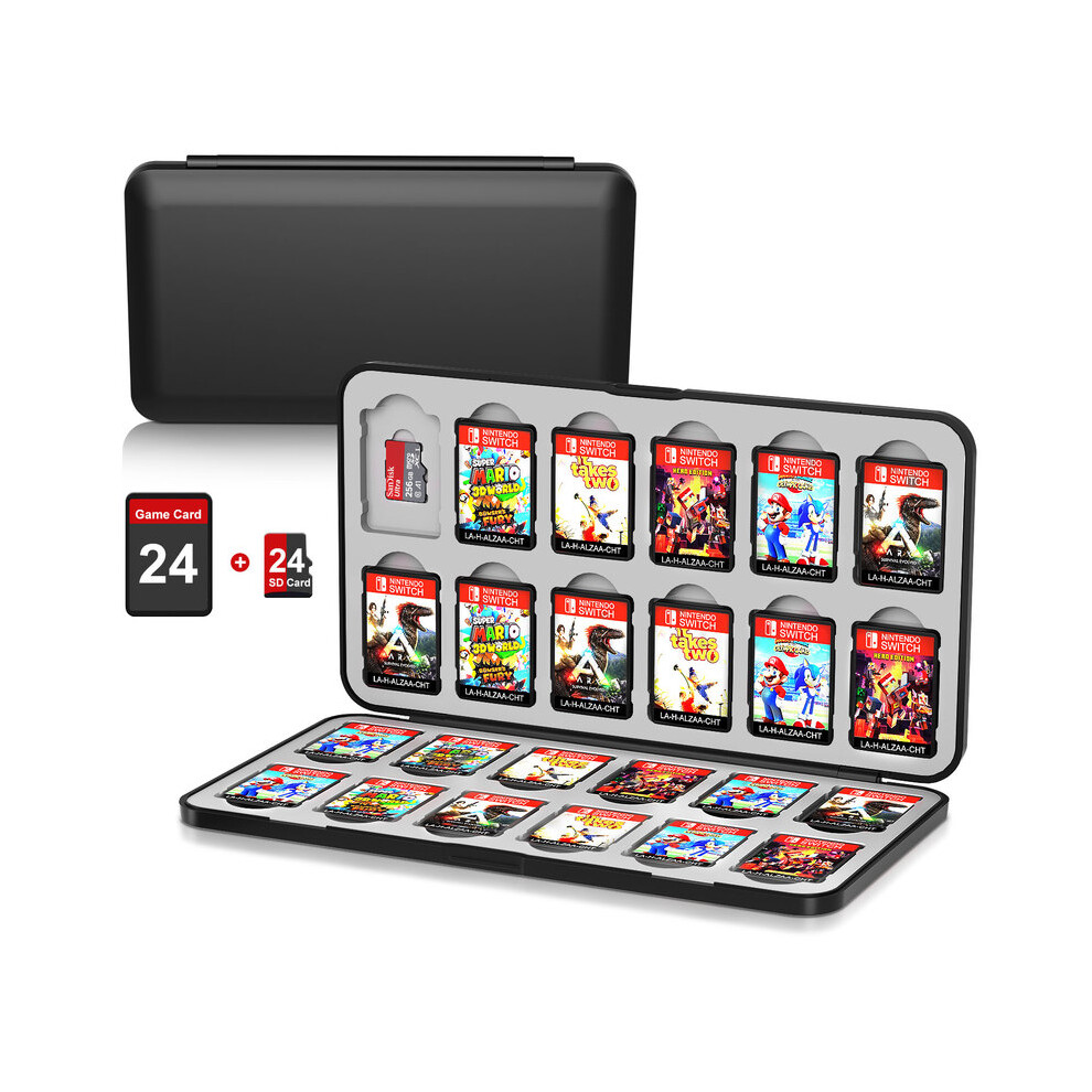 (24case) Switch Game Card Protective Case with 72/48 Game Card Slots Creative NS Card Storage Box Holder for Nintendo Switch/Lite/OLED-image-OPC-PG8NJWB-NEW