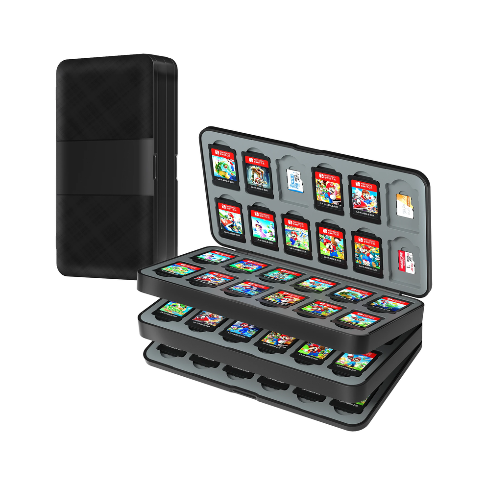 (72 Case) Switch Game Card Protective Case With 72/48 Game Card Slots Creative Ns Card Storage Box Holder For Nintendo Switch/Lite/Oled 9190758650112