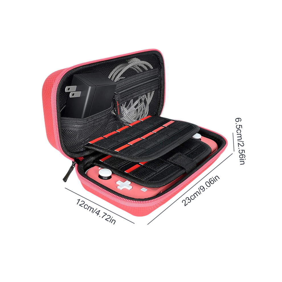 Maxpower (Red) For Switch Lite Storage Bag Portable Carrying Case Eva Anti-Scratch Shockproof Travel Bag For Nintendo Switch Lite Accessories