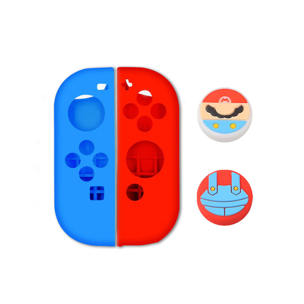 Maxpower (44) Soft Silicone Case For Nintendo Switch Oled Joycon Controller Protective Cover Gamepad Joystick Thumb Stick Grip Cap Protector