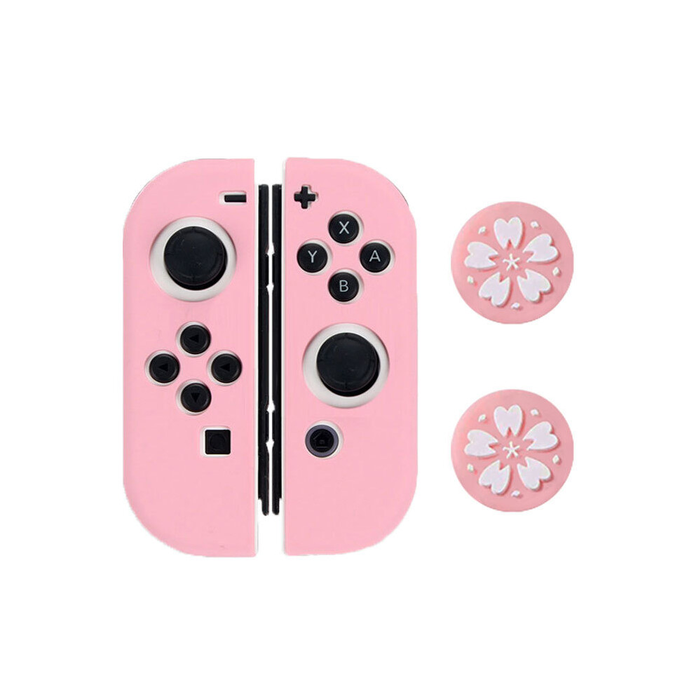 Maxpower (45) Soft Silicone Case For Nintendo Switch Oled Joycon Controller Protective Cover Gamepad Joystick Thumb Stick Grip Cap Protector