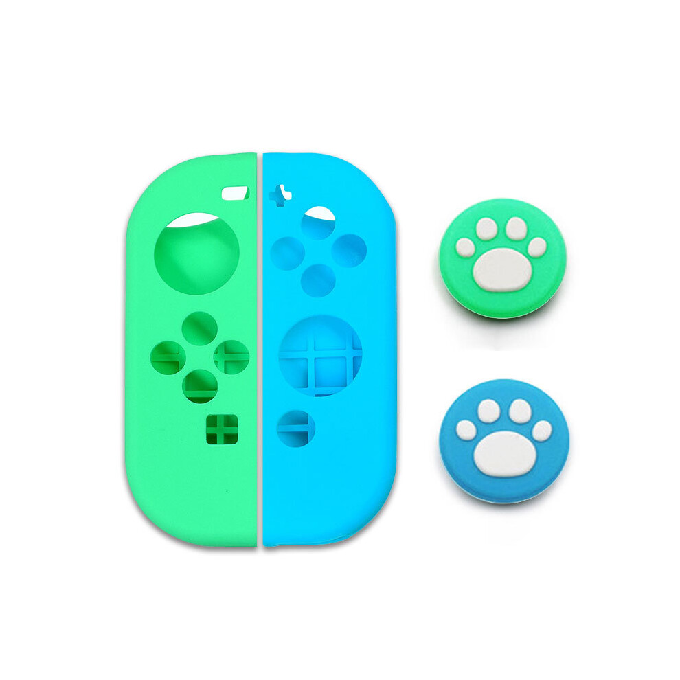 (6) Soft Silicone Case For Nintendo Switch Oled Joycon Controller Protective Cover Gamepad Joystick Thumb Stick Grip Cap Protector 9190758636345