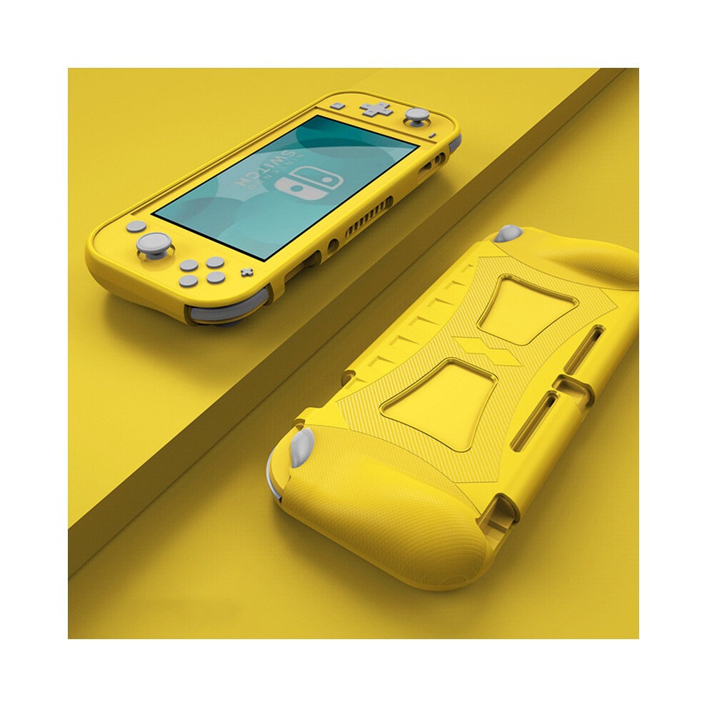 Maxpower (Yellow) For Nintendo Switch Lite Silicone Case Shock Proof Tpu Protective Cover Shell W/ Ergonomic Grip For Nintend Switch Ns Lite