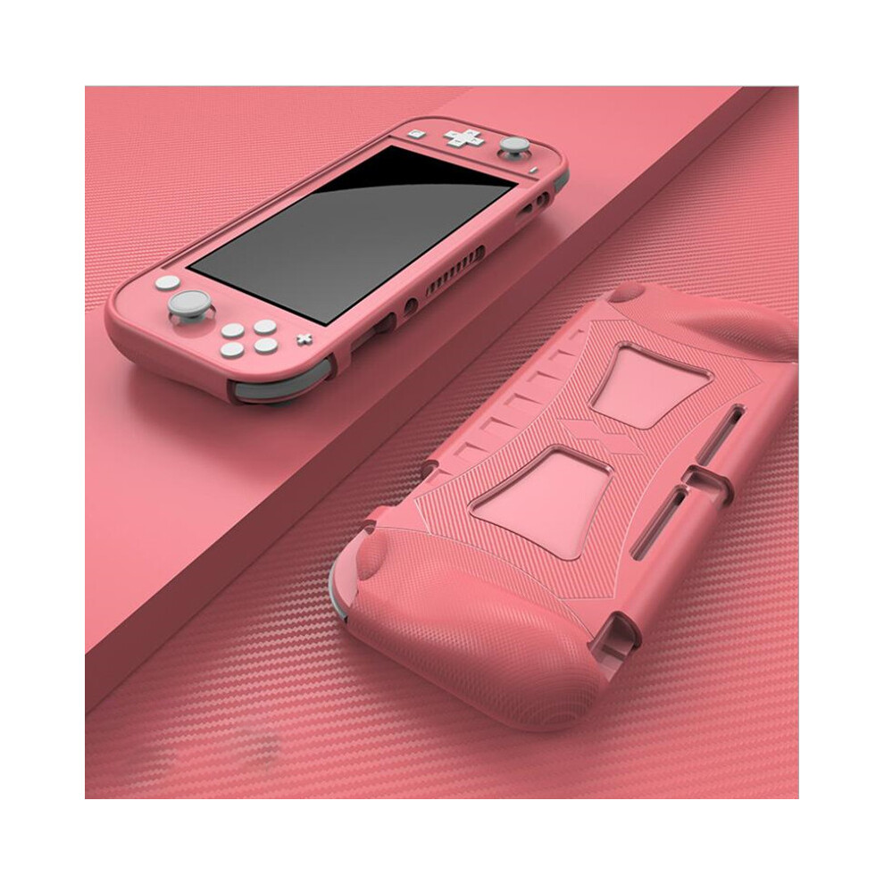 (Pink) For Nintendo Switch Lite Silicone Case Shock Proof Tpu Protective Cover Shell W/ Ergonomic Grip For Nintend Switch Ns Lite Pink 9190758634754