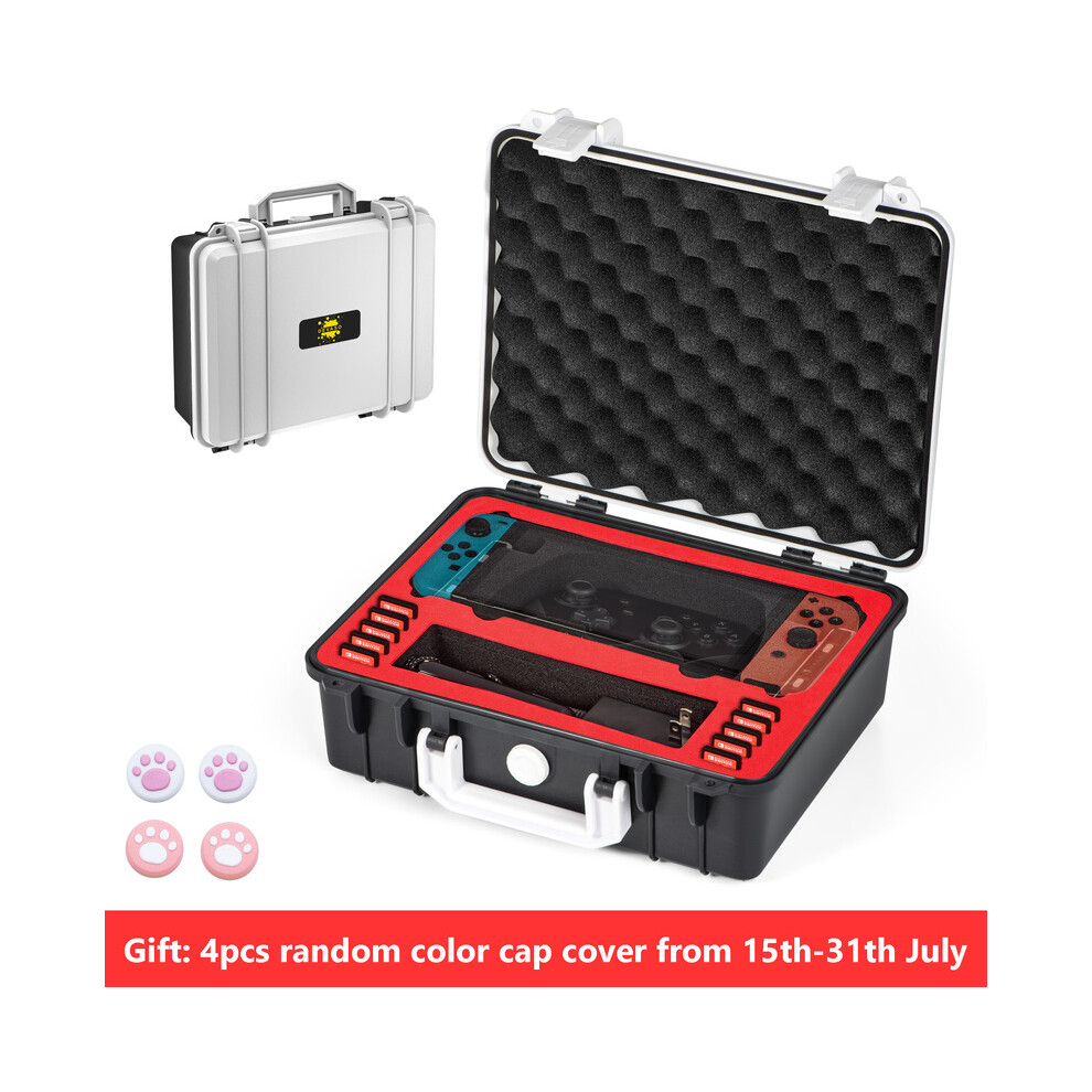 (Color 3) NS Portable Travel Waterproof Carrying Case for Nintendo Switch/OLED/Lite Accessories Deluxe Professional Hard Storage Cases-image-OPC-PG8NKND-NEW