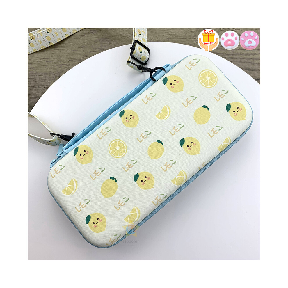 Maxpower (Switch Lemon Baby) Blue Carry Case Accessories Storage Bag For Nintendos Switch Portable Travel Case For Nitendo Switch Lite Console Accessories
