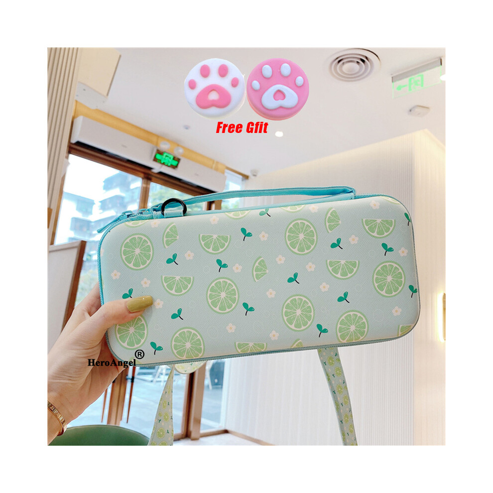 Maxpower (Switch Lemon Bag) Blue Carry Case Accessories Storage Bag For Nintendos Switch Portable Travel Case For Nitendo Switch Lite Console Accessories