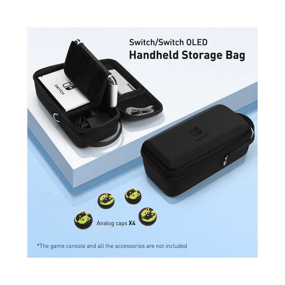(D) For Nintendo Switch Oled Handheld Storage Bag Large Capacityâ Carrying Hard Case Built-In Bracket For Ns Switch Game Accessories 9190758659870