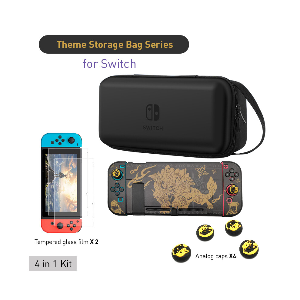 (F(Normal Switch)) For Nintendo Switch Oled Handheld Storage Bag Large Capacityâ Carrying Hard Case Built-In Bracket For Ns Switch Game Accessories 9190758665833