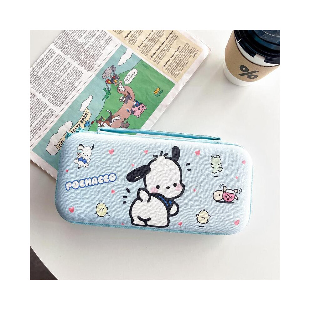 (4) Portable Storage Bag For Nintendo Switch NS Oled Game Console Travel Carrying Box Sanrio Kuromi Melody Kitty Pochacco Pattern-image-OPC-PG8NKTG-NEW