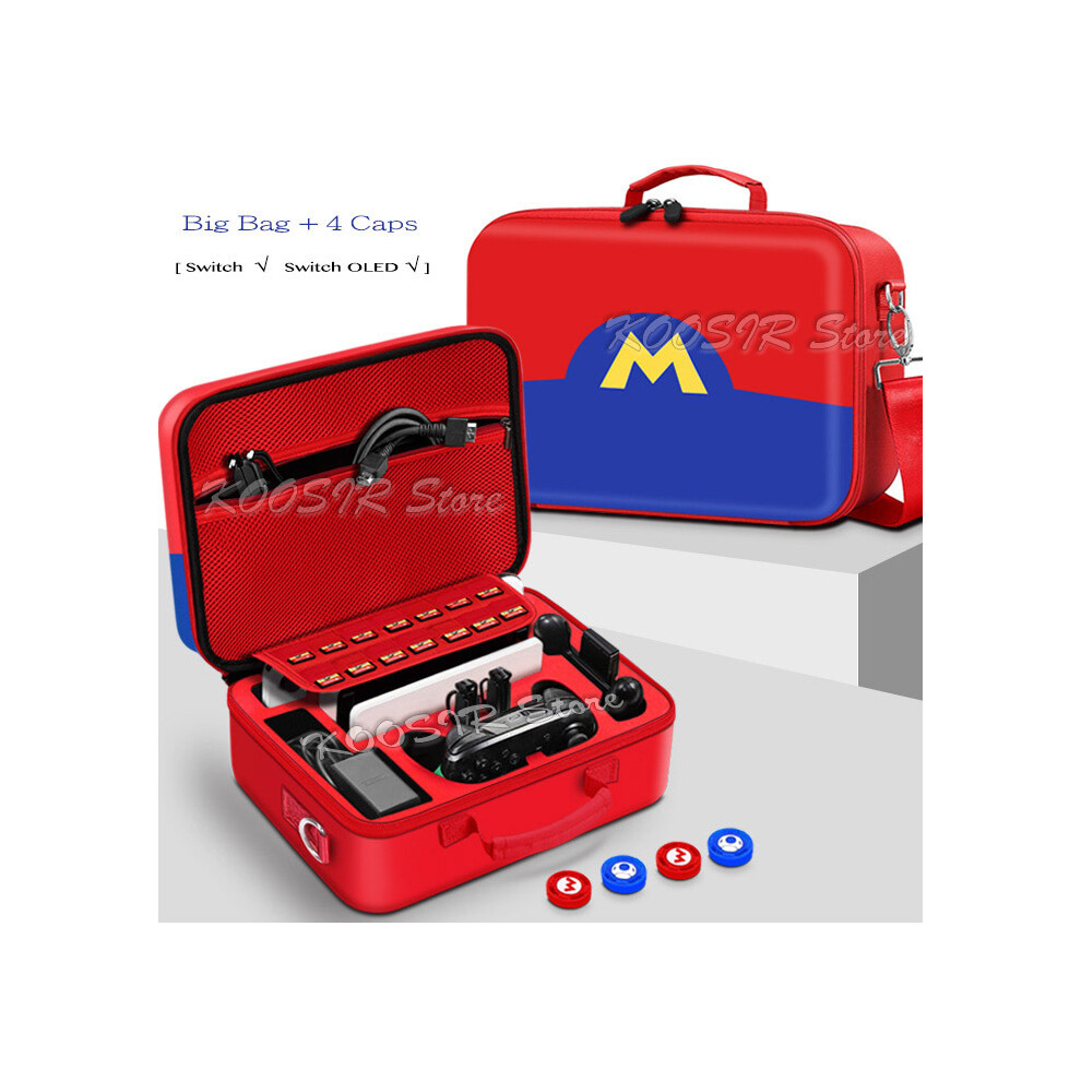 Maxpower (Big Bag D) Nintend Switch Oled Console & Gamepad Dustproof Carrying Case Storage Messenger Bag For Nintendo Switch Oled Game Accessories