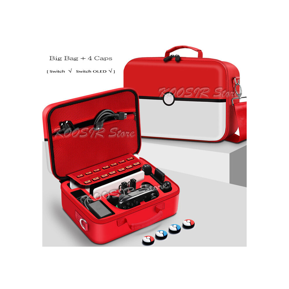 (Big Bag B) Nintend Switch OLED Console & Gamepad Dustproof Carrying Case Storage Messenger Bag for Nintendo Switch OLED Game Accessories-image-OPC-PG8NM2X-NEW