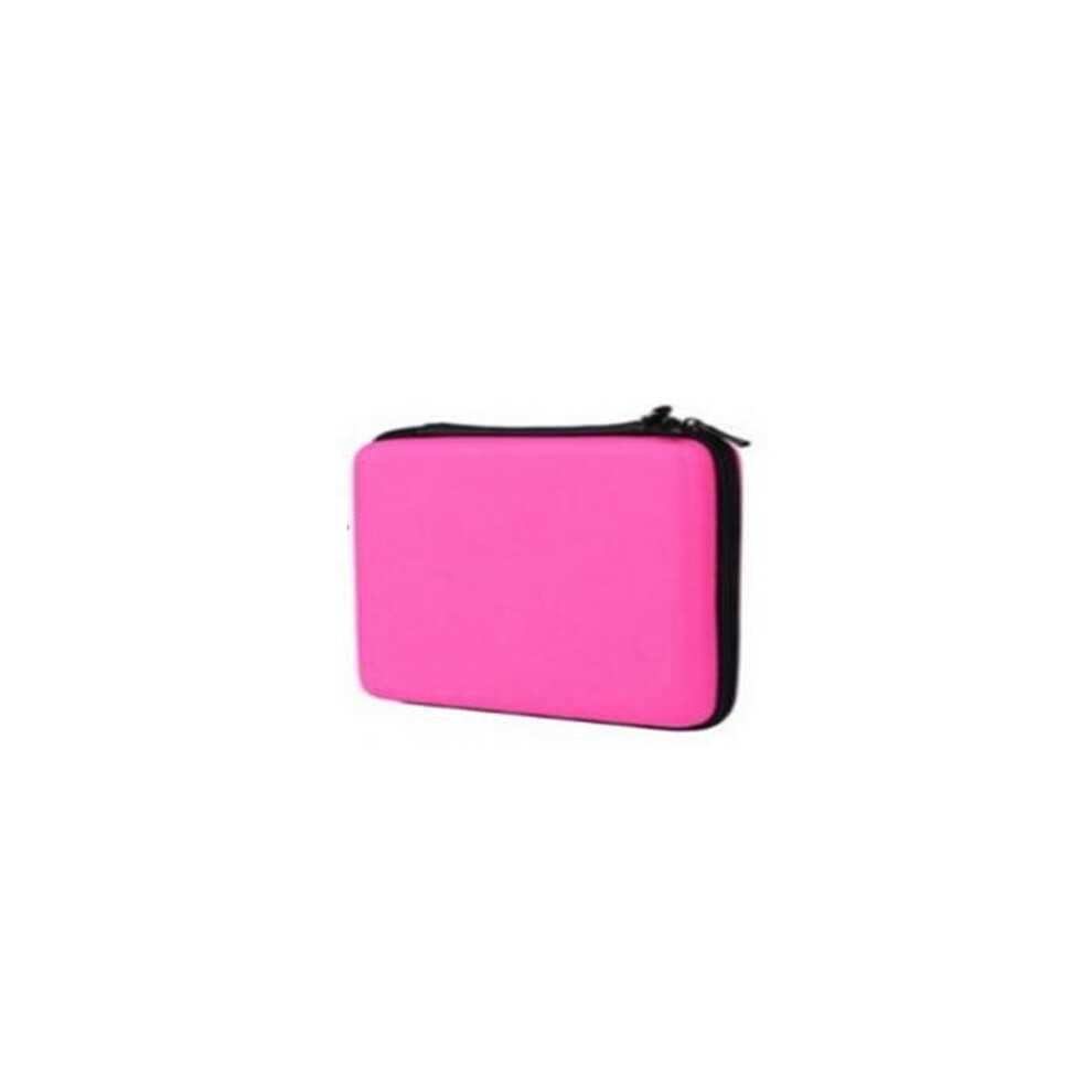 Maxpower ( Bag) 2Ds Eva Protector Hard Travel Carry Case Cover Pouch Bag Clear Touch Film Screen Guard Silicone Case For Nintendo Nintend Pink