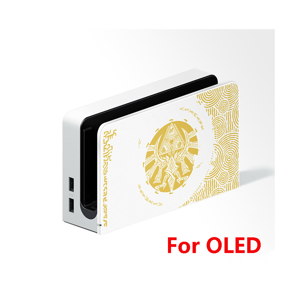 Maxpower (Oled Dock Case) For Nintendo Switch Oled Protective Case Hard Shell Split Full Cover Pc Back For Nintendo Switch Console Accessories