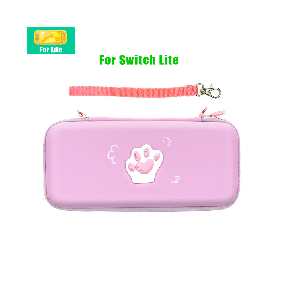 Maxpower (For Switch Lite ) Sakura Portable Storage Bag For Switch Travel Carrying Cherry Blossoms Bag Case For Nintendo Switchgame Pink