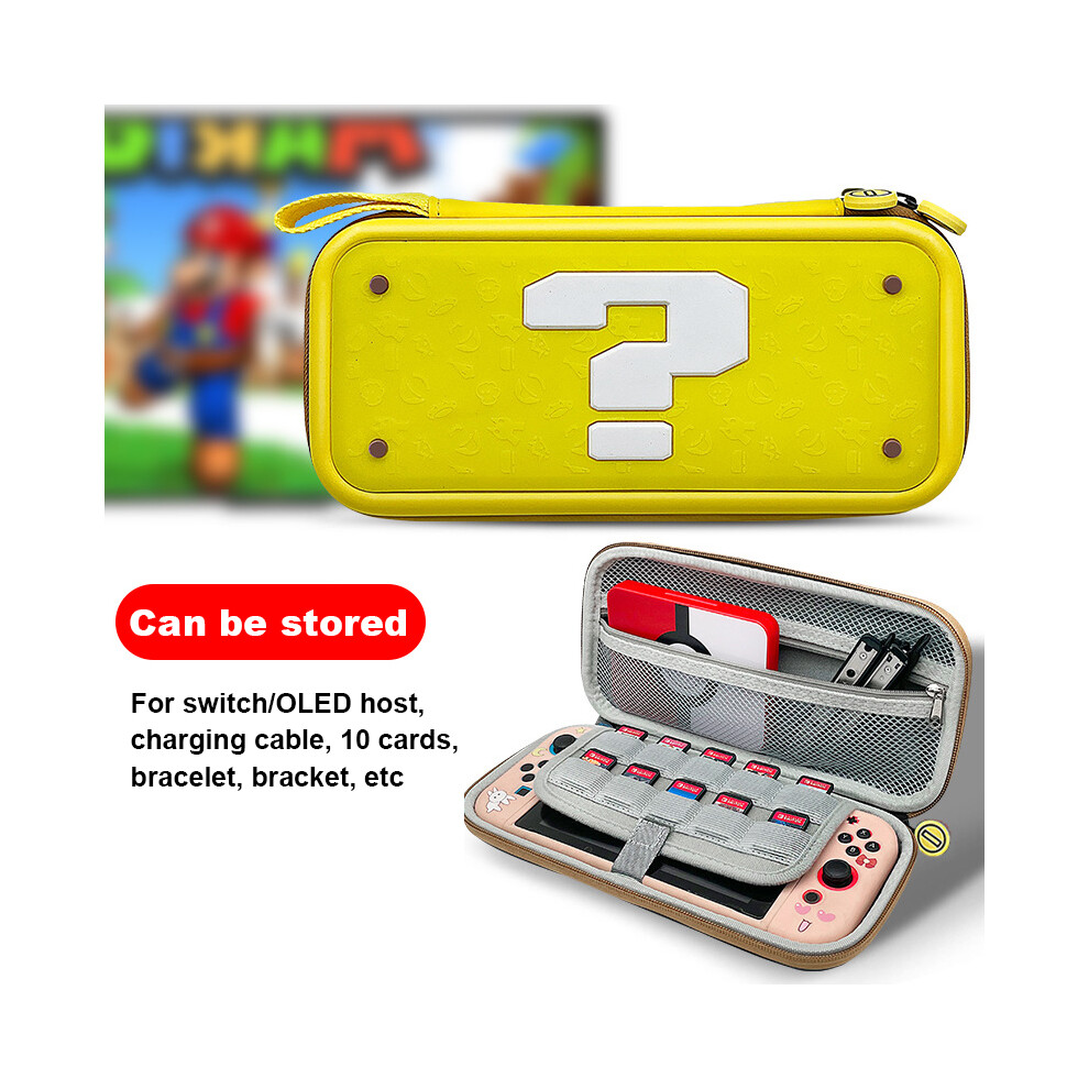 Maxpower (A3) Bangshe Portable Storage Bag Compatible With Nintendo Switch Waterproof Hard Shell Carrying Case Cover For Switch Oled Console