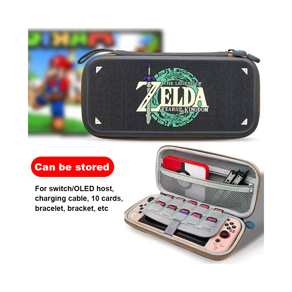 Maxpower (A8) Bangshe Portable Storage Bag Compatible With Nintendo Switch Waterproof Hard Shell Carrying Case Cover For Switch Oled Console