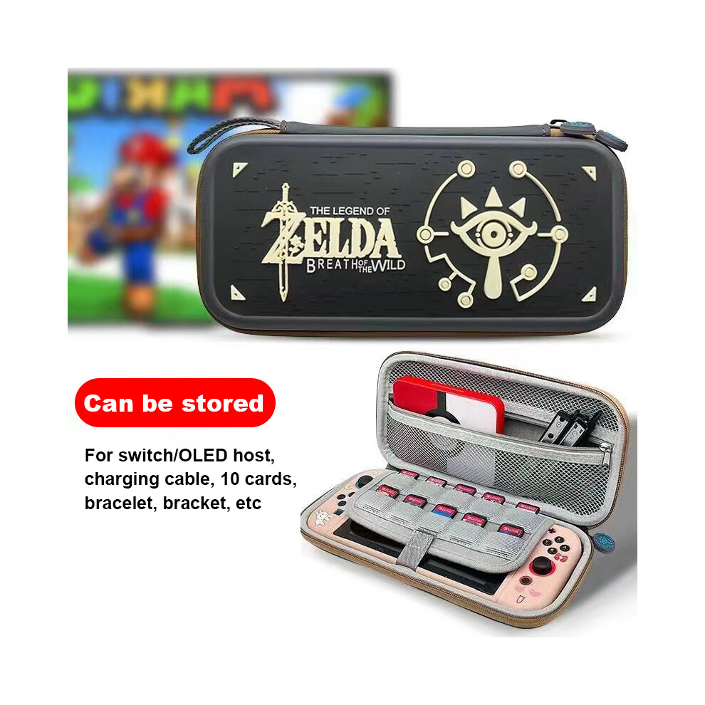 (A7) Bangshe Portable Storage Bag Compatible With Nintendo Switch Waterproof Hard Shell Carrying Case Cover For Switch Oled Console 9190758664294