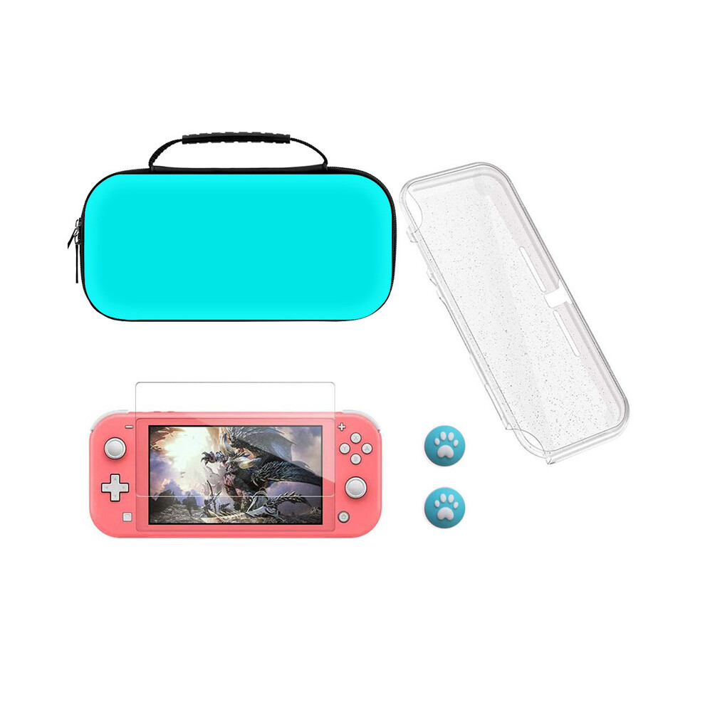 (Pack B) Switch Lite Accessories Bundle - Soft Glitter Tpu Protective Case & Screen Protector For Nintendo Switch Lite Carrying Case 9190758660326