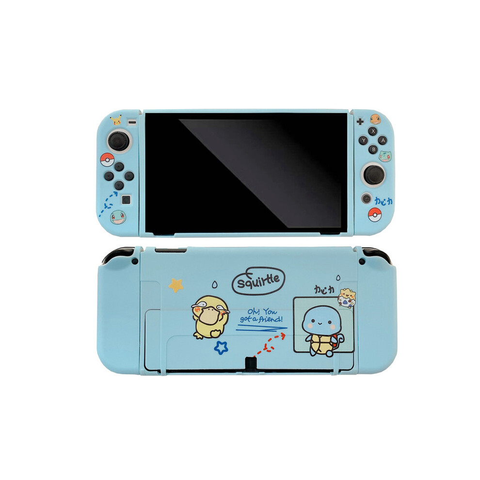 Maxpower (C, Switch-Oled) Anime Cartoon Pikachu Protective Shell Cover For Nintendo Switch Ns Oled Game Console Controller Gaming Accessorie Split