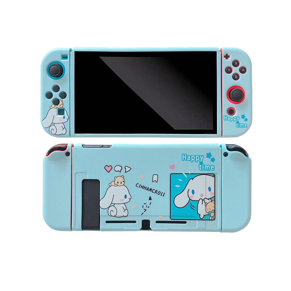 Maxpower (Cinnamoroll) Cartoon Cinnamoroll Protective Case For Nintendo Switch Carrying Case Storage Bag Console And Joy-Con Anti-Scratch Cover