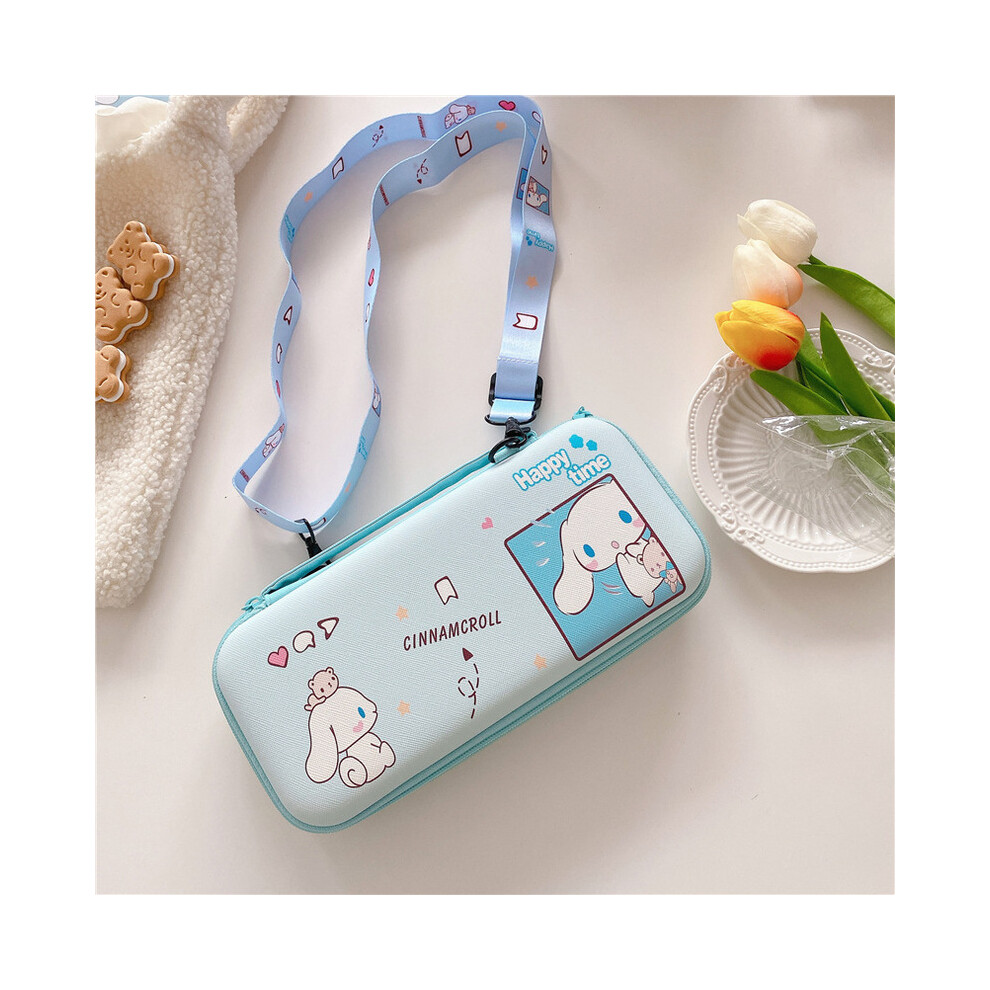 Maxpower (Bag) Cartoon Cinnamoroll Protective Case For Nintendo Switch Carrying Case Storage Bag Console And Joy-Con Anti-Scratch Cover