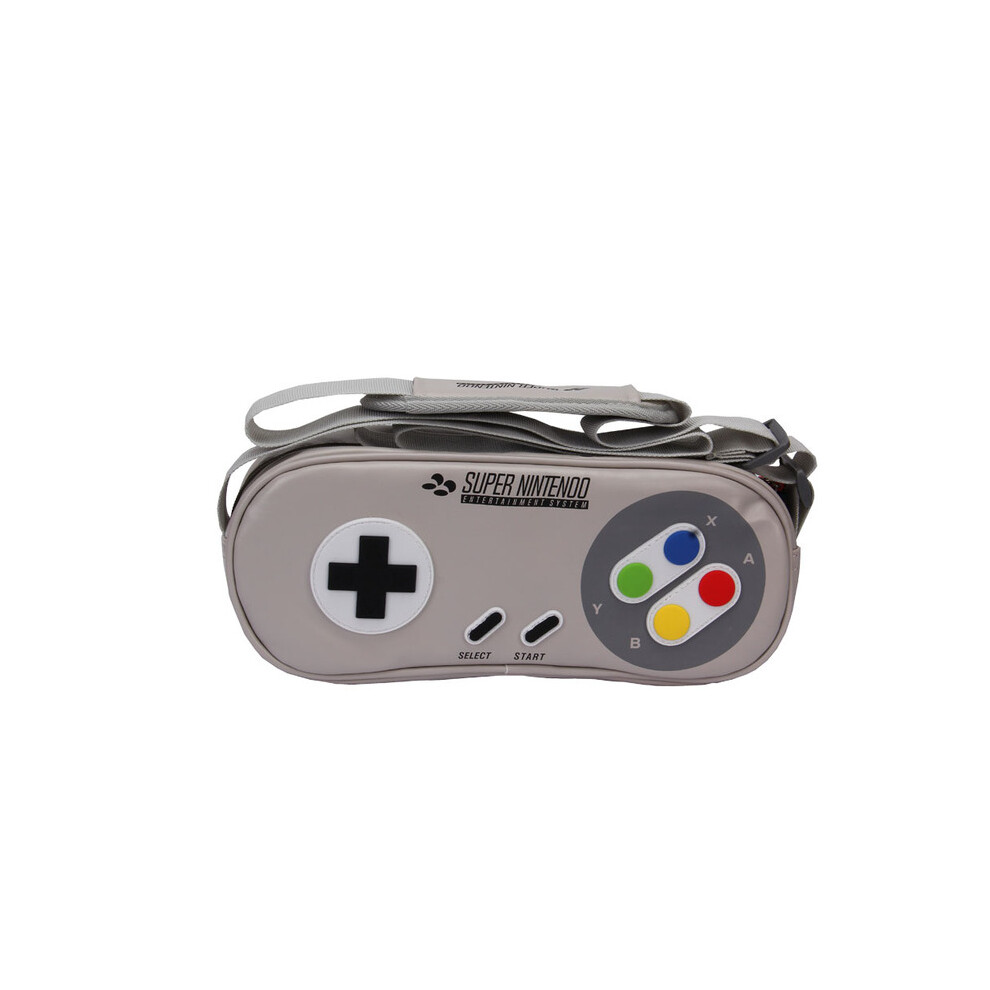 (Silver) Shoulder Strap Storage Bag For Nintendo Nintendo Switch Console Waterproof Travel Case Bag For Switch Oled/Lite Snes Gamepad Silver 9190758665185
