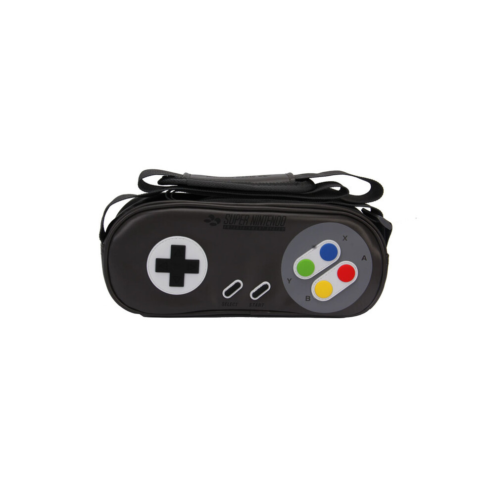 (Black) Shoulder Strap Storage Bag For Nintendo Nintendo Switch Console Waterproof Travel Case Bag For Switch Oled/Lite Snes Gamepad Black 9190758665147