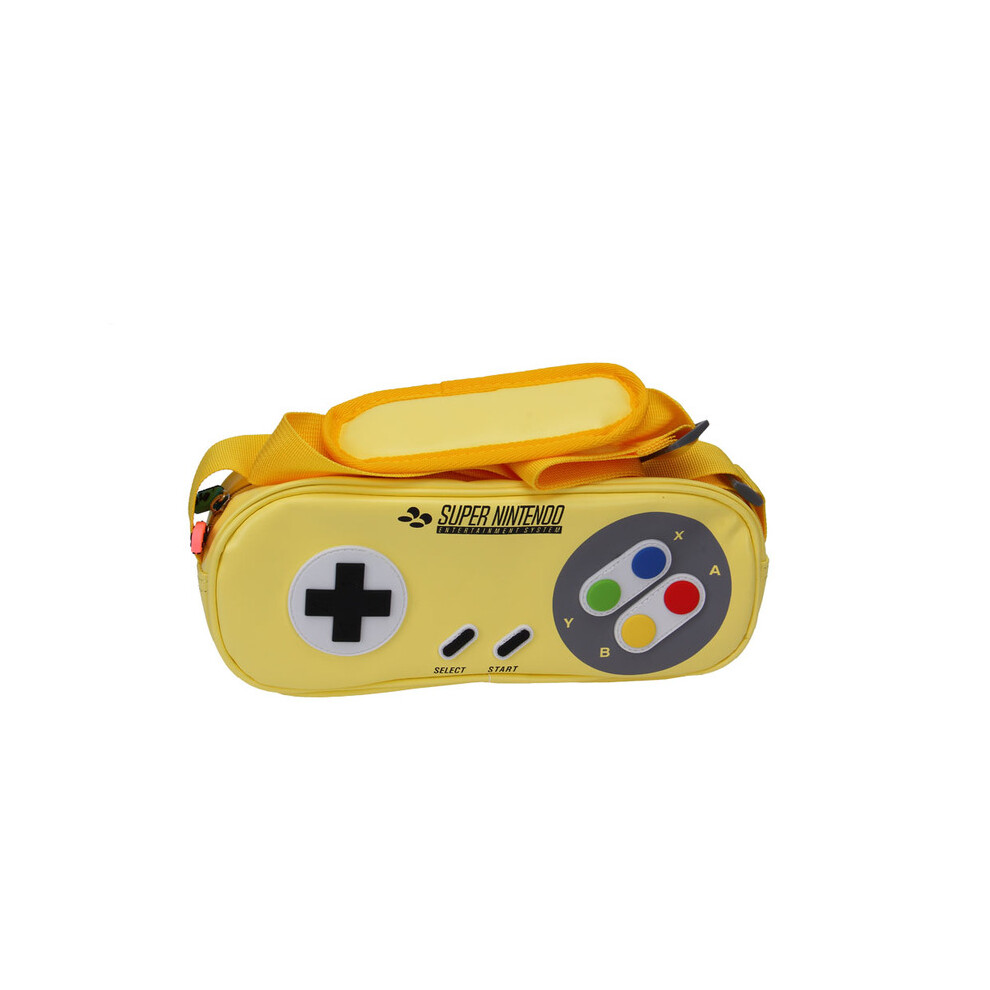 (Yellow) Shoulder Strap Storage Bag For Nintendo Nintendo Switch Console Waterproof Travel Case Bag For Switch Oled/Lite Snes Gamepad Yellow 9190758665154