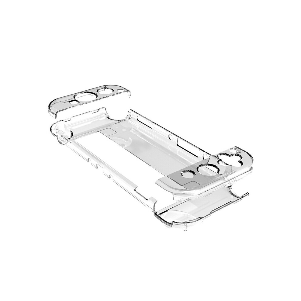 (transparent) Transparent Protective Case For Nintendo Switch OLED Controller Games Accessories hard Protection Cover for Switch OLED