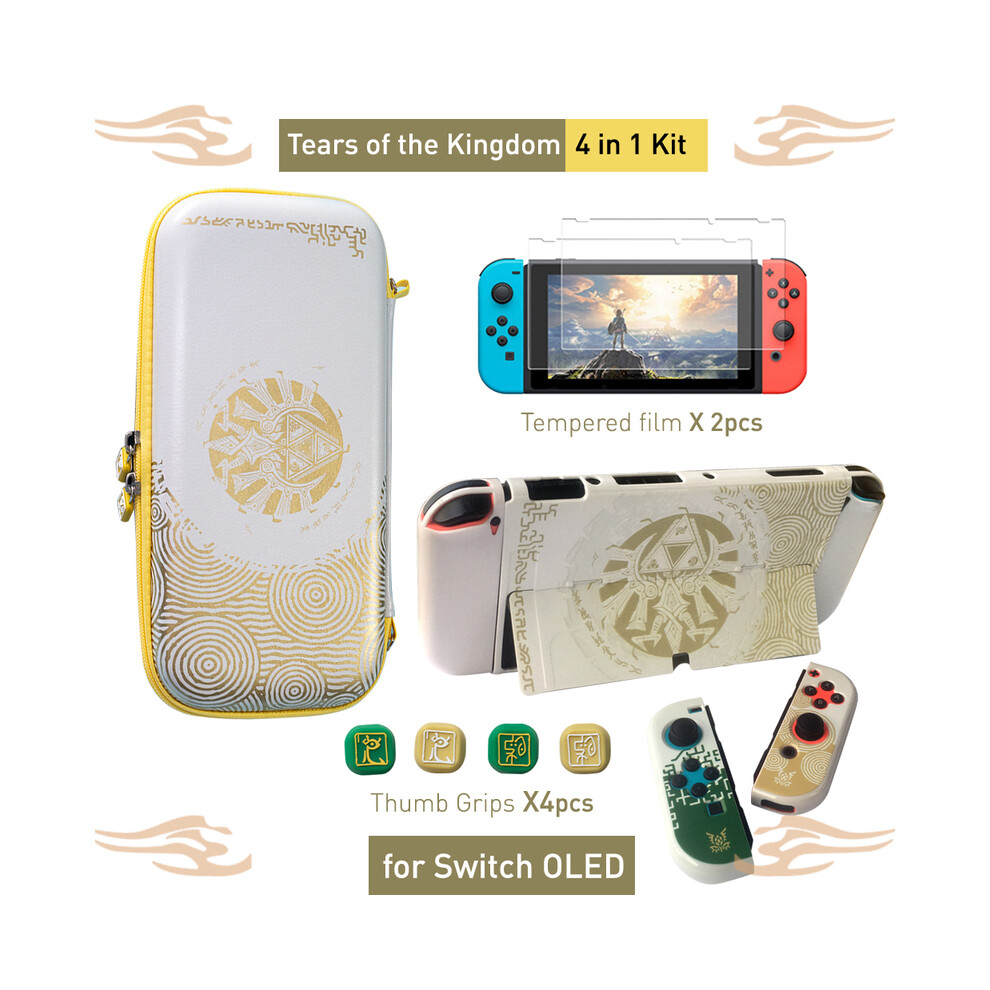 (A(SWITCH OLED)) For Nintendo Switch OLED Storage Bag ZD Tears Of The Kingdom Protective Hard Case Shell Cover for NS Switch Game Accessories