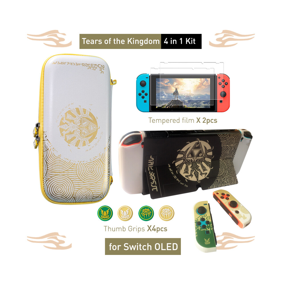Maxpower (B(Switch Oled)) For Nintendo Switch Oled Storage Bag Zd Tears Of The Kingdom Protective Hard Case Shell Cover For Ns Switch Game Accessories