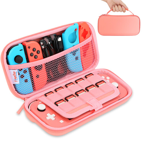(Blue) Carrying Case Compatible with Nintendo Switch Lite, Portable Nintendo Switch Lite Bag for Switch Lite with Storage 1