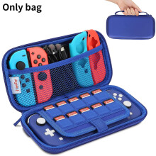 (Blue) Carrying Case Compatible with Nintendo Switch Lite, Portable Nintendo Switch Lite Bag for Switch Lite with Storage