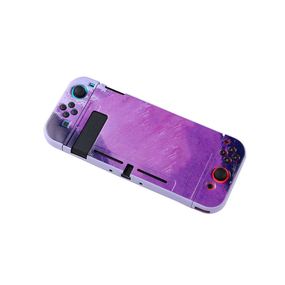 Photos - Console Accessory MAXPOWER  For Nintendo Switch Accessories Protective Shell NS Game Host Console TPU All-inclusive Soft Cover Protection (Berry color)