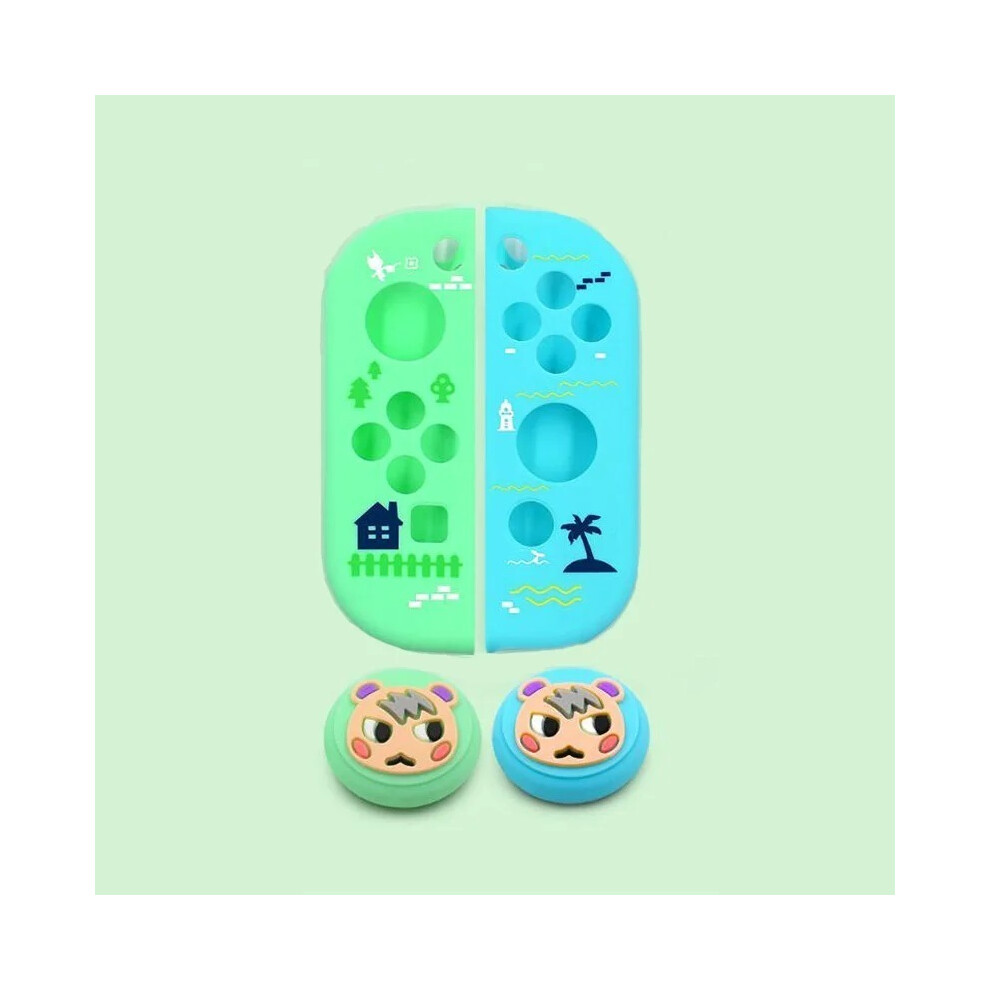 Maxpower (E) Silicone Soft Case Thumb Stick Grip Cap Joystick Protective Cover For Nintendo Switch Oled Ns Joy-Con Controller Protector