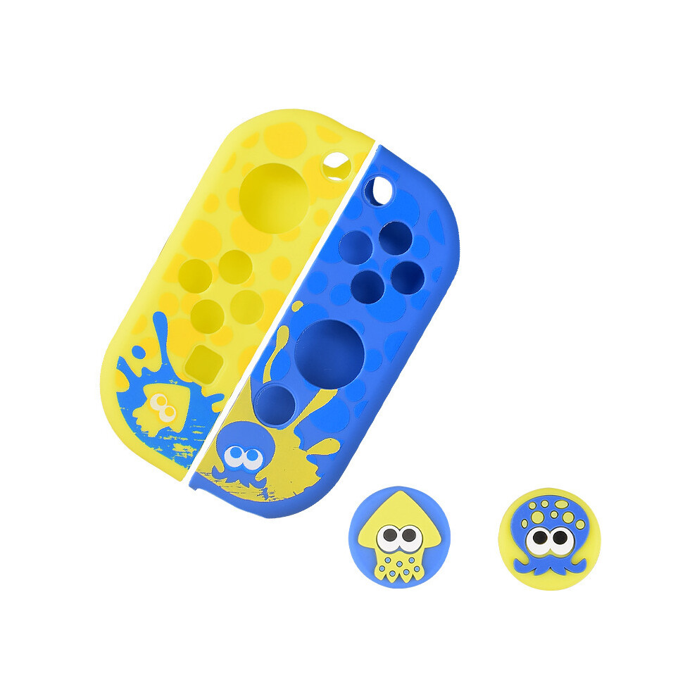 Maxpower (D) Silicone Soft Case Thumb Stick Grip Cap Joystick Protective Cover For Nintendo Switch Oled Ns Joy-Con Controller Protector