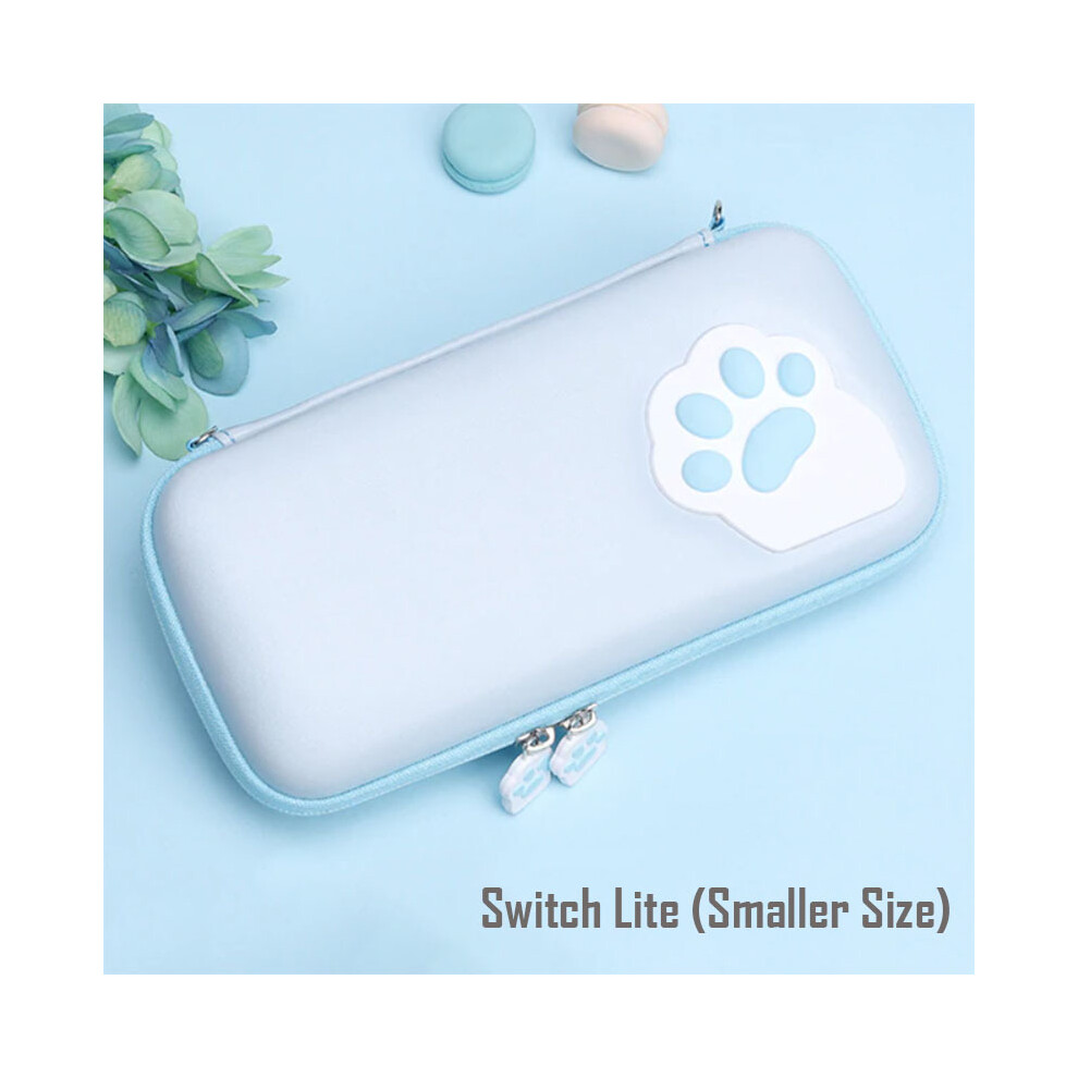 Maxpower (Switch Lite ) 2021 For Nintendos Nintend Switch Bag Cute Cat Portable Travel Carrying Case For Nintendo Switch/Lite Console Accessories Blue