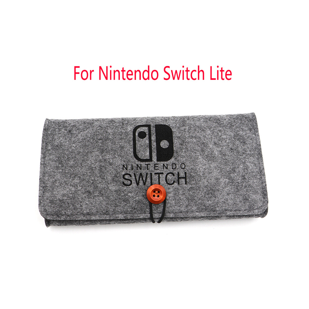 (D For Switch Lite) Ultra Slim Portable Case Felt Pouch Carrying Case For Nintendo Switch Professional Protective Storage Bag For Ns Switch 9190758650631