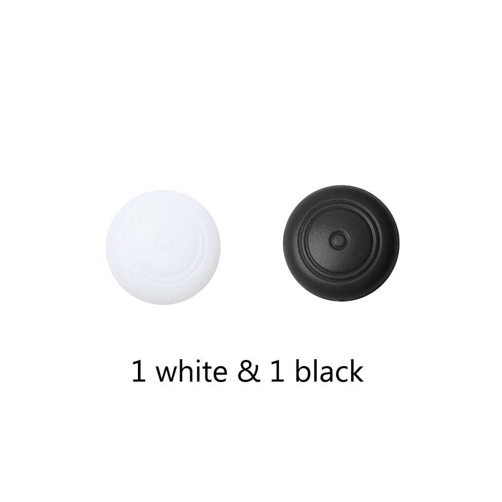 Maxpower (White And Black) 2Pcs Thumbstick Grip Caps For Nintend Switch Oled Lite Joy Con Controller Joystick Case For Nintend Switch Thumb Grips Cover