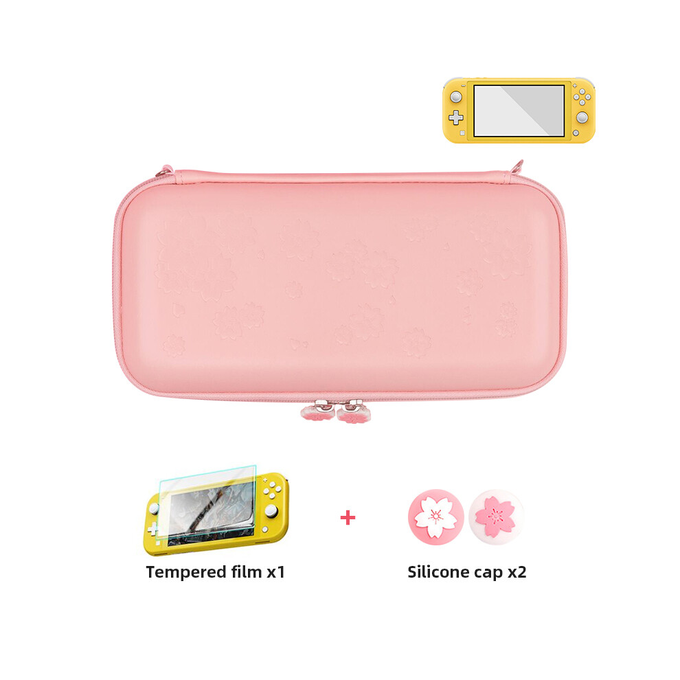 (For Ns Lite 05) Data Frog Carrying Case For Nintendo Switch Crystal Protective Case Portable Travel Storage Bag For Nintendo Switch Lite 9190758664133